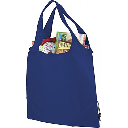 Additional Image 2 - a blue shopping bag with food in it