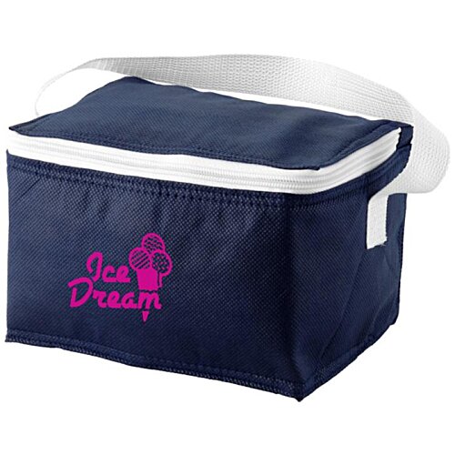 Additional Image 2 - a blue and white cooler bag