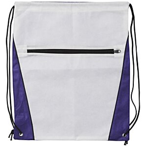 Additional Image 4 - a white and purple backpack