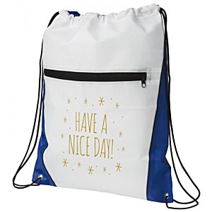 Additional Image 3 - a white and blue backpack