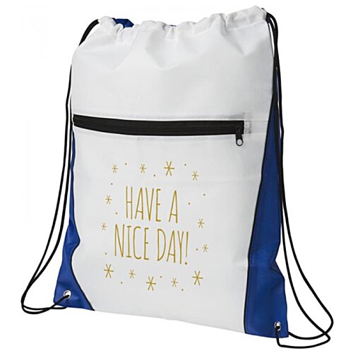 Additional Image 3 - a white and blue backpack