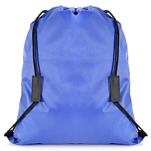Additional Image 2 - a blue backpack with black straps