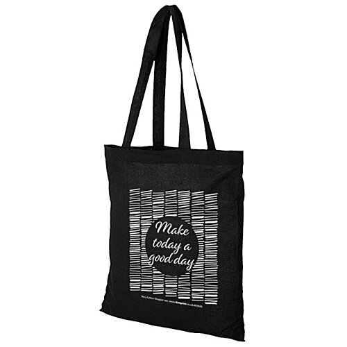 Additional Image 7 - a black bag with a white square on it