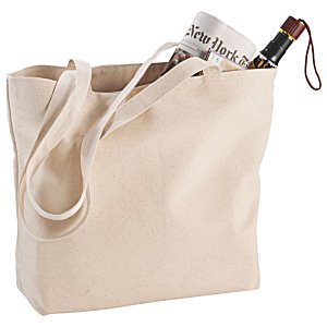 Additional Image 1 - a white bag with a bottle of wine