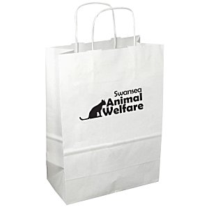 Additional Image 2 - a white bag with black text