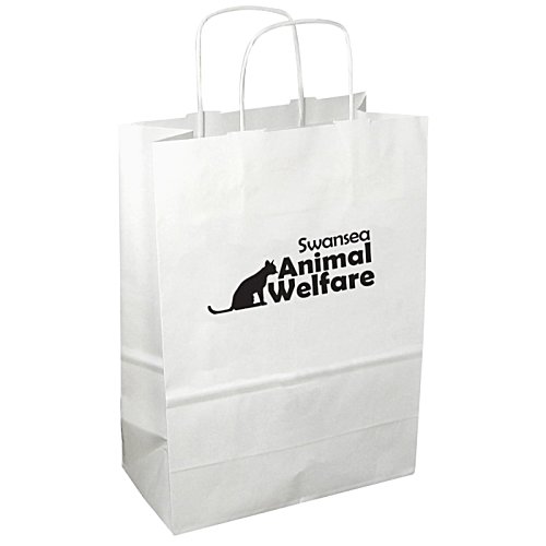 Additional Image 2 - a white bag with black text