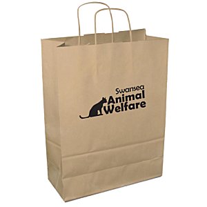 Additional Image 1 - a brown bag with handles