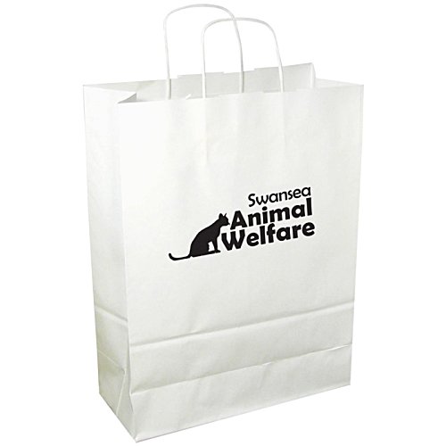 Additional Image 2 - a white bag with black text
