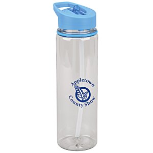 Additional Image 2 - a clear and blue water bottle