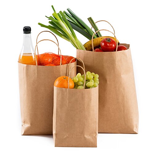 Additional Image 1 - a group of brown bags with food in them