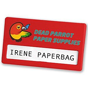 Additional Image 3 - a red card with a cartoon bird on it