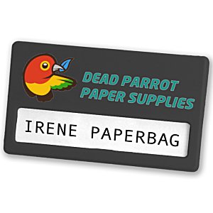 Additional Image 8 - a black rectangular sign with a bird on it