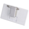 View Image 2 of 2 of DISC Recycled Combi Clip Name Badge - White