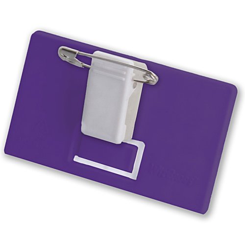 Additional Image 3 - a purple and white badge