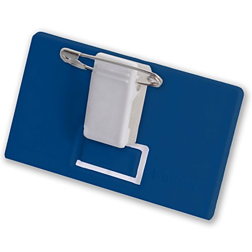 Additional Image 6 - a blue and white card with a white object on it