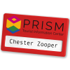 View Image 3 of 15 of DISC Recycled Magnetic Name Badge - Colours