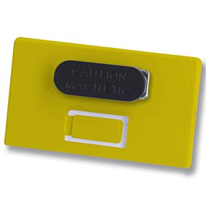 Additional Image 7 - a yellow rectangular object with a black label