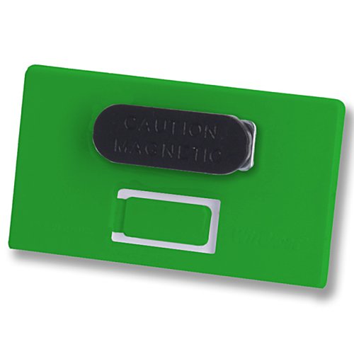 Additional Image 11 - a green rectangular object with a black sticker