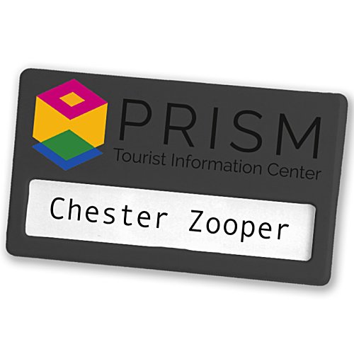 Additional Image 6 - a black rectangular sign with a colorful logo