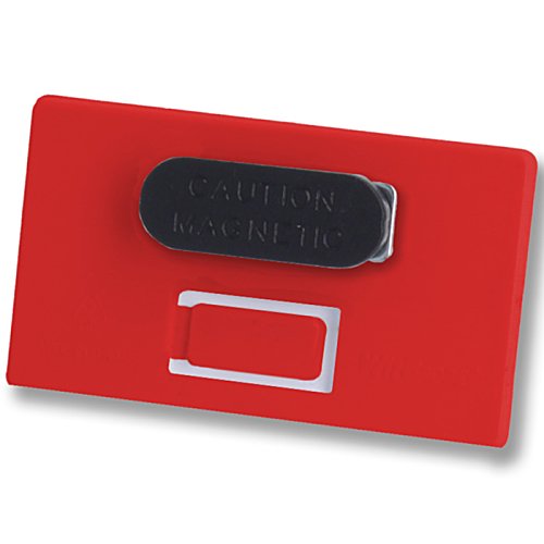 Additional Image 8 - a red rectangular object with a black strip