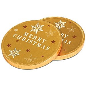 Additional Image 1 - a pair of round gold cookies