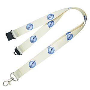 Additional Image 1 - a lanyard with a blue design