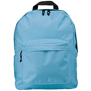 Additional Image 2 - a blue backpack with black handles