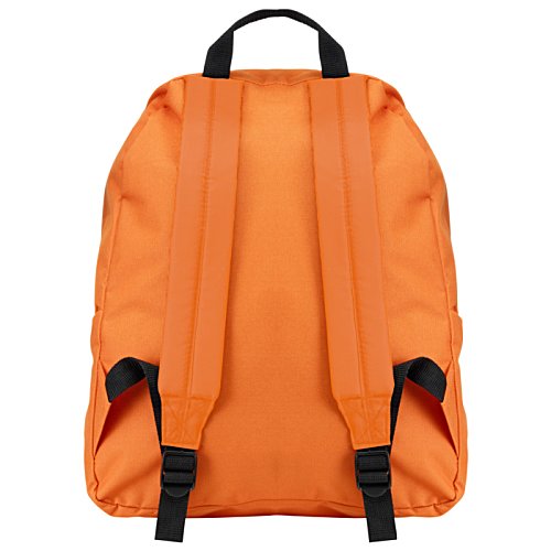 Additional Image 1 - an orange backpack with black straps