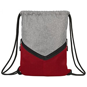 Additional Image 1 - a grey and red backpack