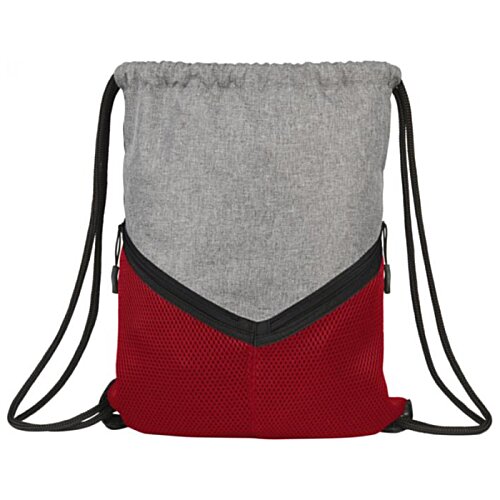 Additional Image 1 - a grey and red backpack