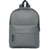 a grey backpack with a zipper