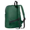 a green backpack with a strap