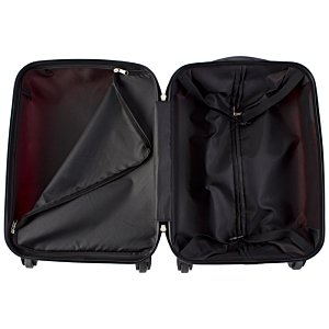 Additional Image 1 - a black suitcase with a black inside