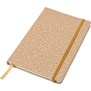 Additional Image 3 - a brown notebook with a yellow band