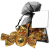 View Image 5 of 5 of DISC Organza Bag - Gold Foiled Caramels