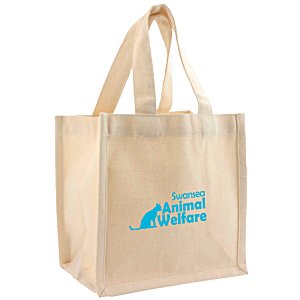 Additional Image 3 - a white bag with blue text