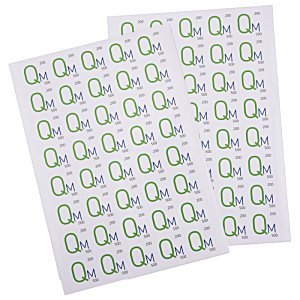 Additional Image 1 - a group of stickers with green letters