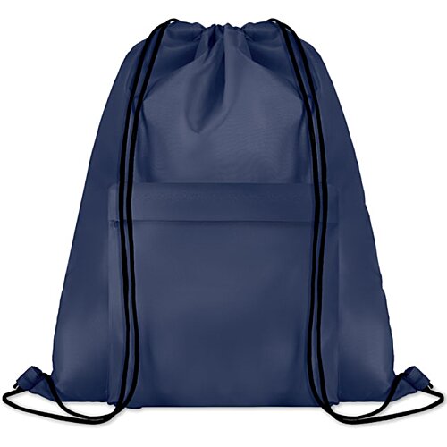 Additional Image 2 - a blue backpack with black straps
