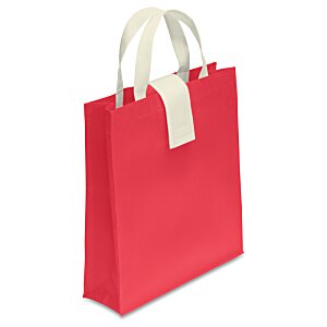 Additional Image 1 - a red bag with white handles