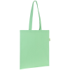 a green bag with a handle