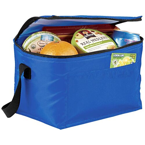 Additional Image 4 - a blue lunch bag with food inside