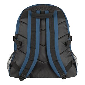 Additional Image 4 - a black and blue backpack