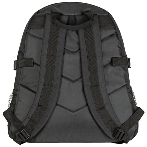 Additional Image 3 - a black backpack with straps