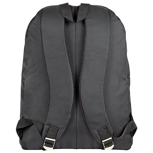 Additional Image 3 - a black backpack with straps