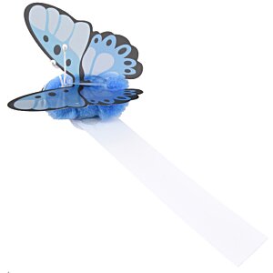 Additional Image 1 - a blue butterfly on a white surface