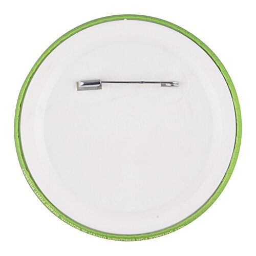 Additional Image 1 - a white button with green trim