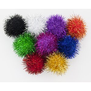 Additional Image 2 - a group of colorful pom poms