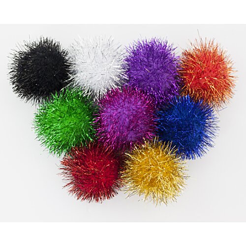 Additional Image 2 - a group of colorful pom poms