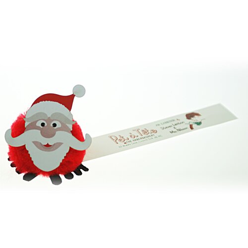 Additional Image 1 - a white and red santa claus tape measure
