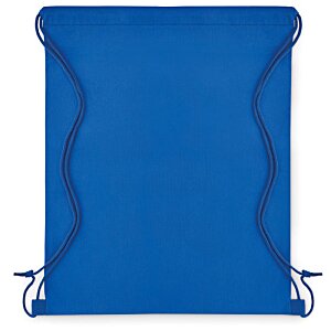 Additional Image 1 - a blue bag with black string